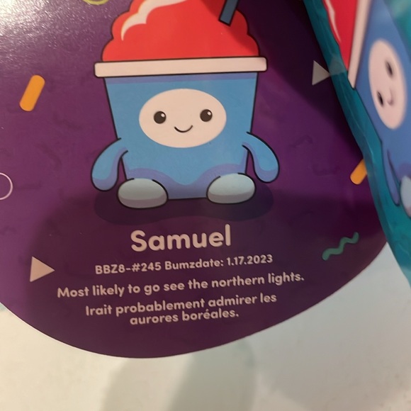 NWT 7.5” Samuel the Slushie / Slurpee SnackBumz Bumbumz by Russ - Picture 5 of 5